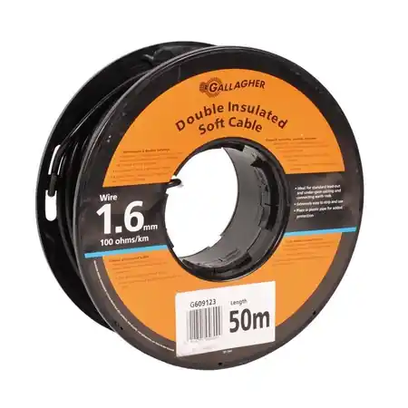 Direktkauf 50m Weidezaun & Erdung Zuleitungskabel - 1,6mm